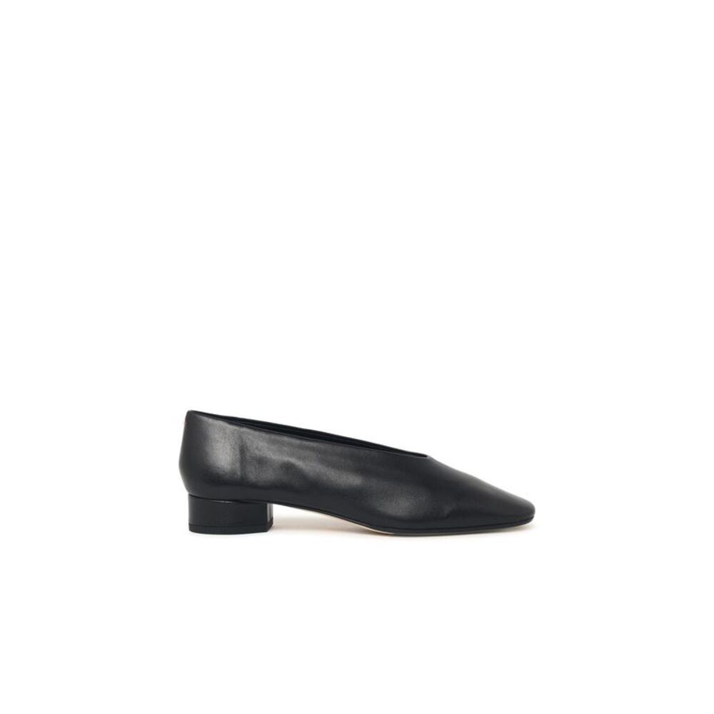 Aeyde 'Delia' Black Nappa Ballet Flats Women